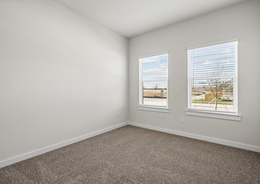 The secondary bedrooms are the perfect space for children's bedrooms and guest rooms.
