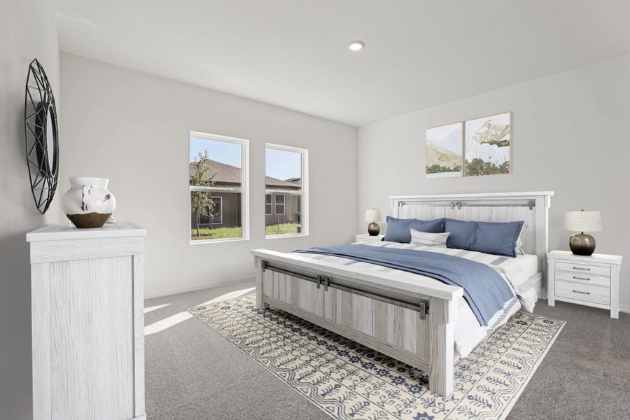 Representative furnished interior of a home built from the Halo by Starlight Homes in Hawks Run, Kissimmee (Image 7).