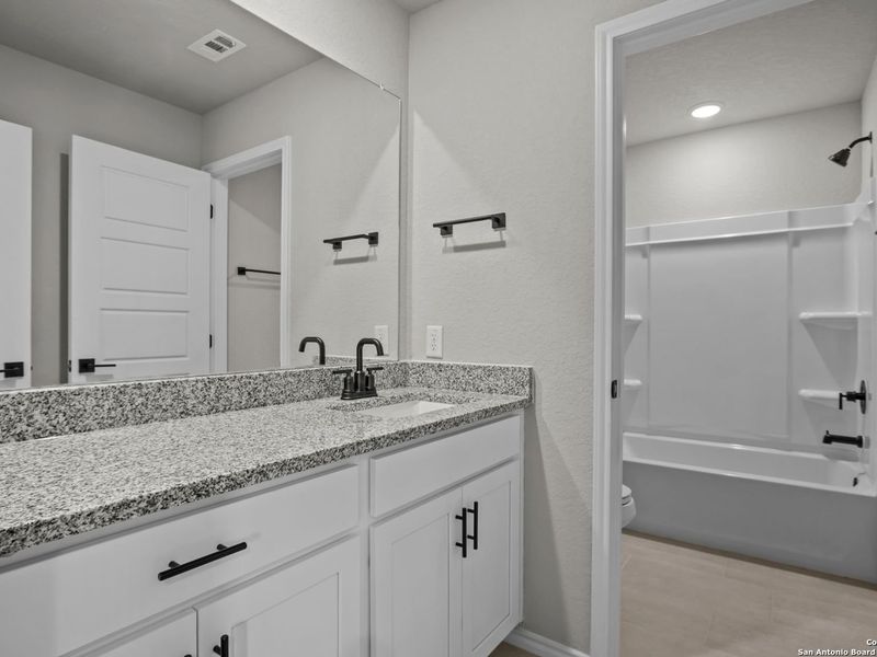 Furnished interior view inside a new home in Horizon Pointe, Converse (Image 35).