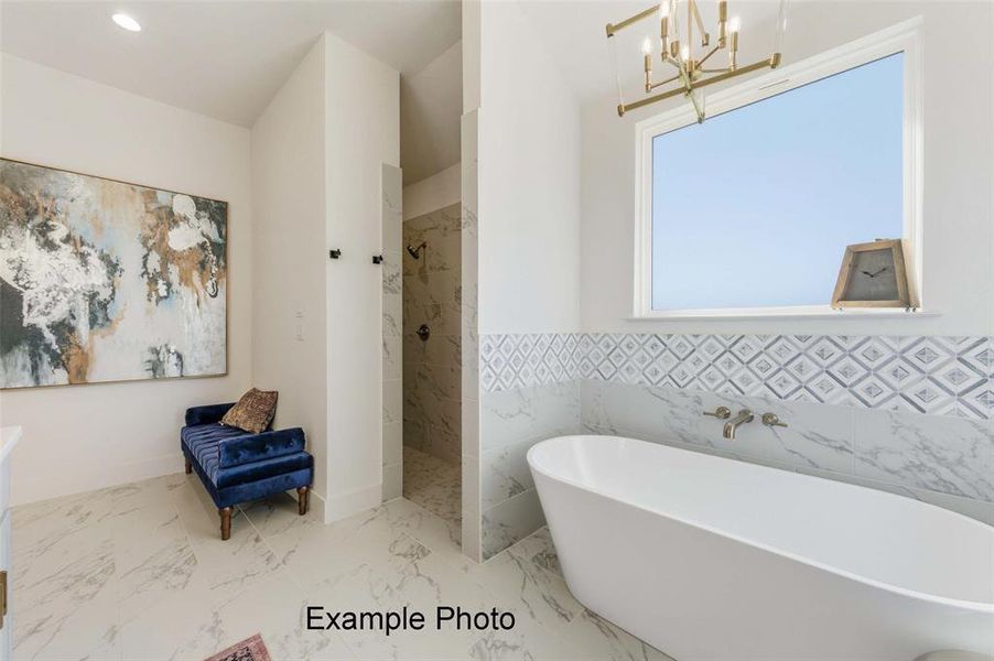 Furnished interior view inside a new home in , Azle (Image 13).