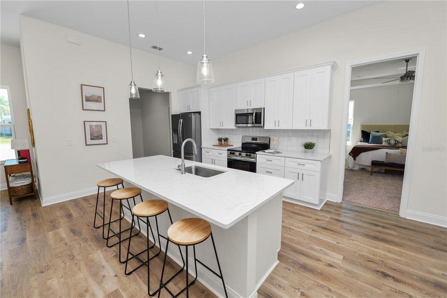 Furnished interior view inside a new home in , Sebring (Image 14). Furnished interior view inside a new home in , Sebring (Image 14).