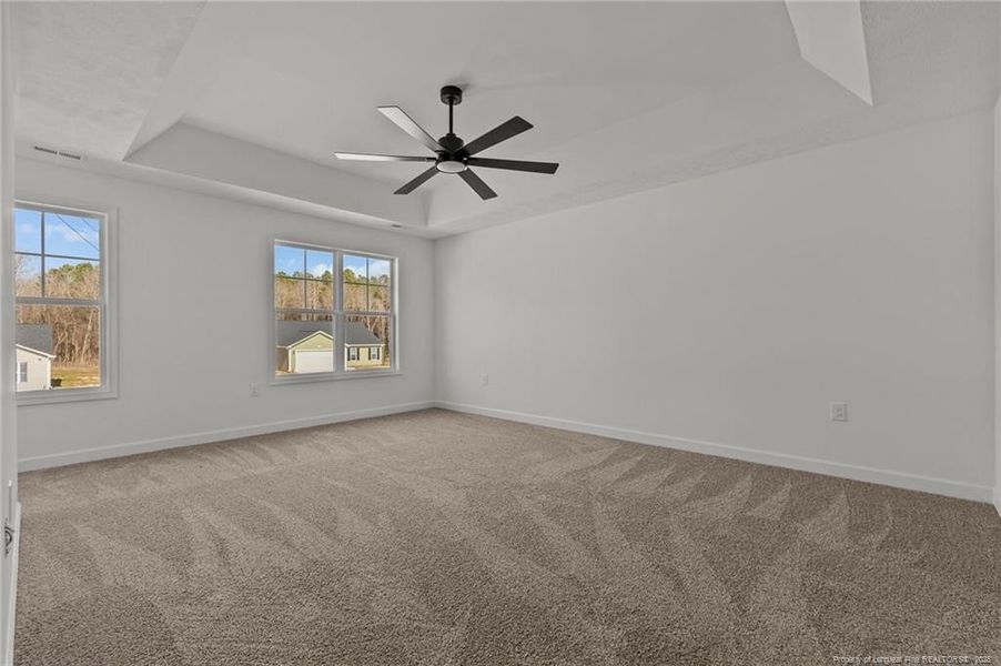 Upstairs primary bedroom