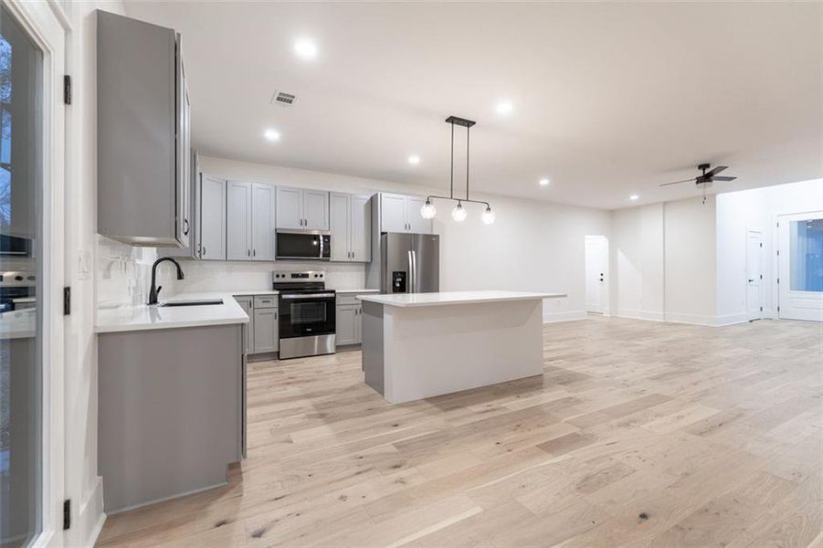 Furnished interior view inside a new home in , Monroe (Image 9).