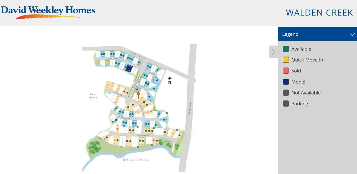 Homesite Map Homesite Map