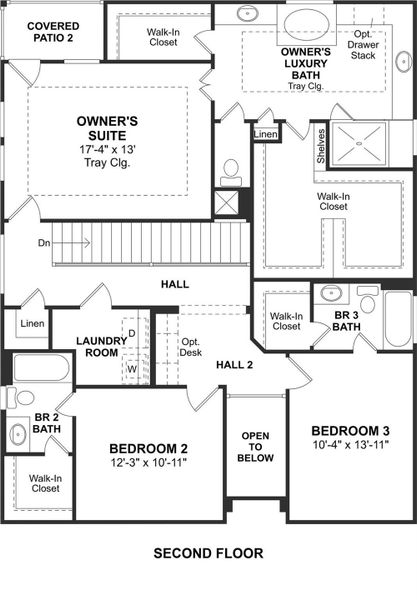 The Sloane II floor plan by K. Hovnanian® Homes. 2nd Floor shown. *Prices, plans, dimensions, features, specifications, materials, and availability of homes or communities are subject to change without notice or obligation. The Sloane II floor plan by K. Hovnanian® Homes. 2nd Floor shown. *Prices, plans, dimensions, features, specifications, materials, and availability of homes or communities are subject to change without notice or obligation.