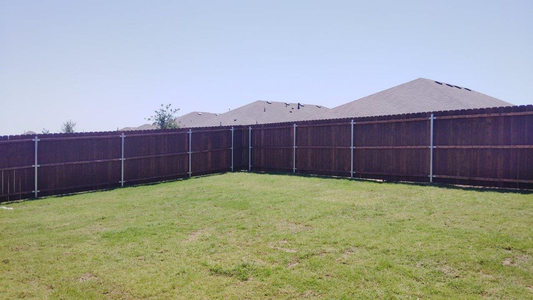 Exterior details and patio area of a home in Rosewood at Beltmill, Fort Worth (Image 3).