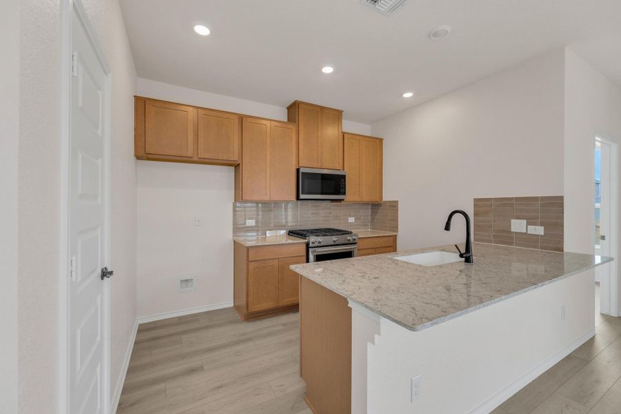 Furnished interior view inside a new home in Salerno - Heritage Collection, Round Rock (Image 12). Furnished interior view inside a new home in Salerno - Heritage Collection, Round Rock (Image 12).