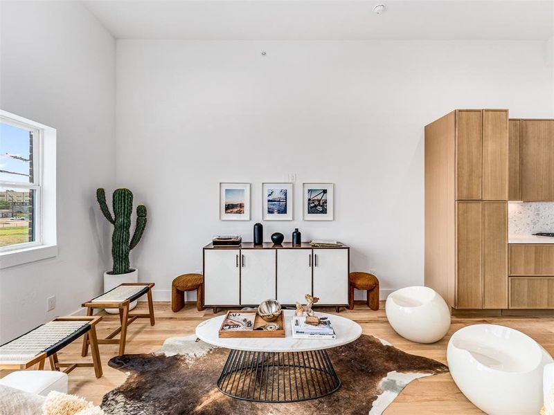 Furnished interior view inside a new home in , Dallas (Image 8).