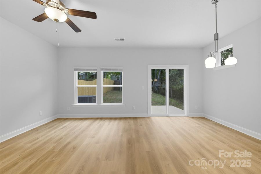 Spacious, unfurnished interior of a new home in , Charlotte (Image 30).