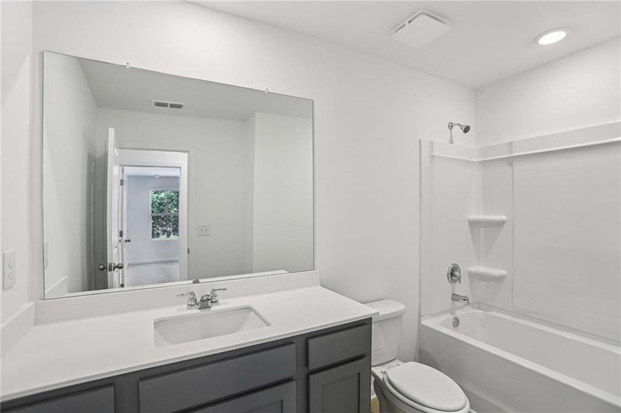 Furnished interior view inside a new home in The Pointe at Heron Bay, Locust Grove (Image 12).