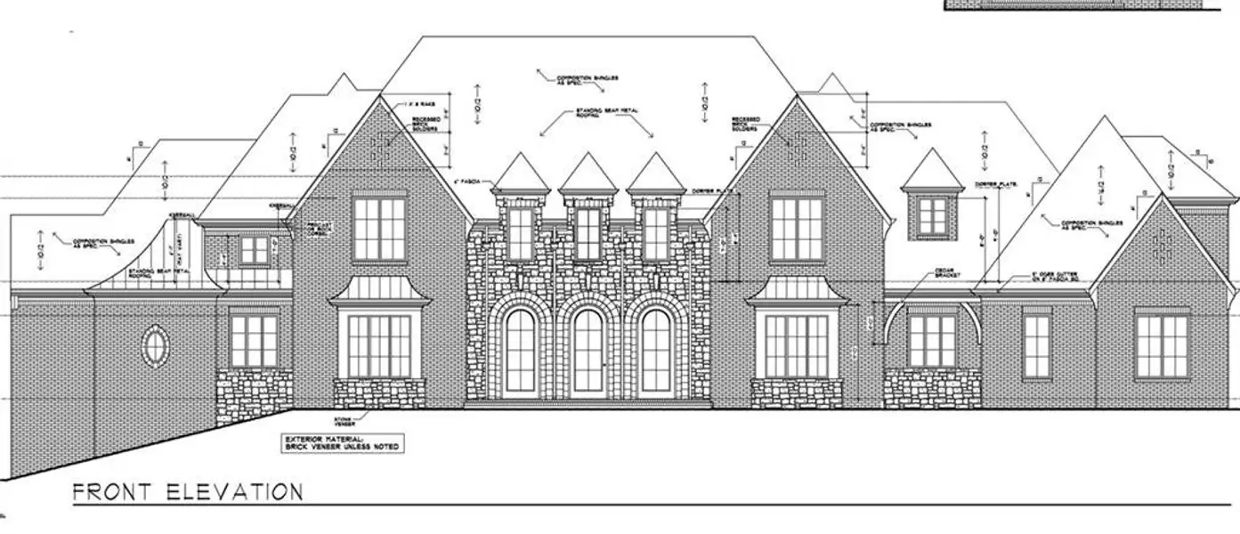 Exterior rendering of this home design in , Ball Ground, GA (Image 5).