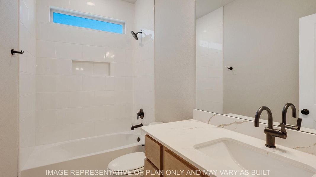 Representative furnished interior of a home built from the Norwood by D.R. Horton in Wellborn Settlement, College Station (Image 5). Representative furnished interior of a home built from the Norwood by D.R. Horton in Wellborn Settlement, College Station (Image 5).