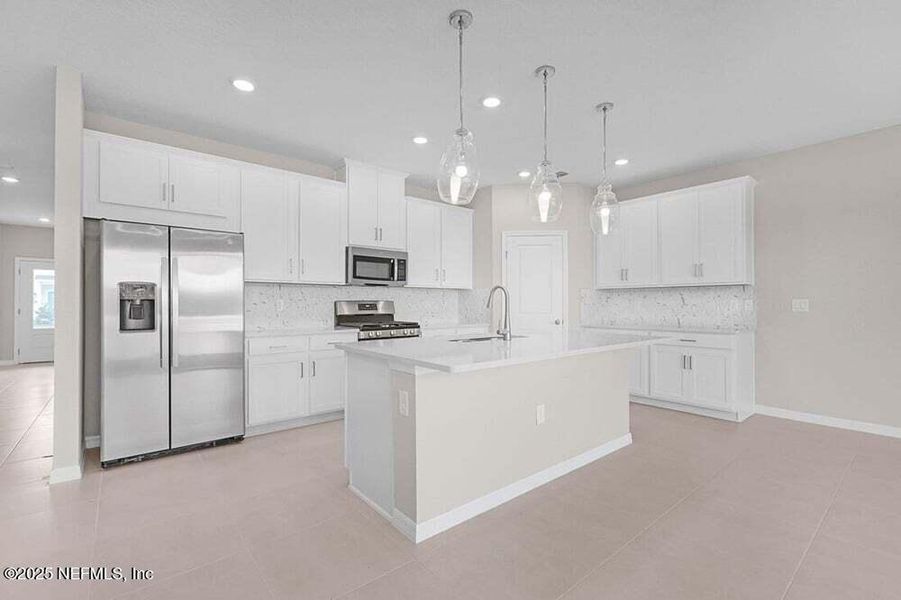 Furnished interior view inside a new home in , St. Augustine (Image 3).