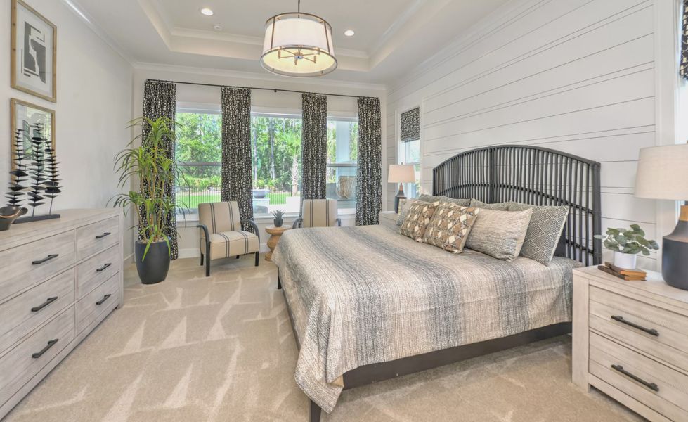 Furnished interior view inside a new home in Seven Pines, Jacksonville (Image 30).