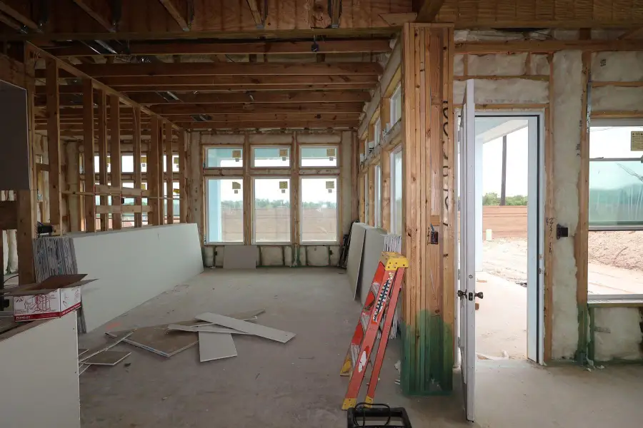 In-progress construction of a new home in Bridgeland Central: Emerald Heights - Enclave Collection, Cypress, TX (Image 14).