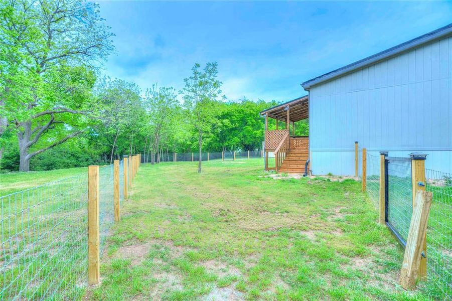 Exterior details and patio area of a home in , Springtown (Image 24).