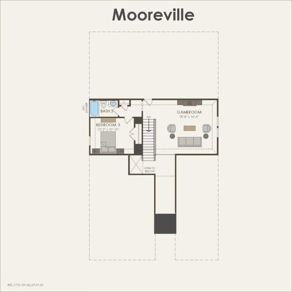 Pulte Homes, Mooreville floor plan Pulte Homes, Mooreville floor plan