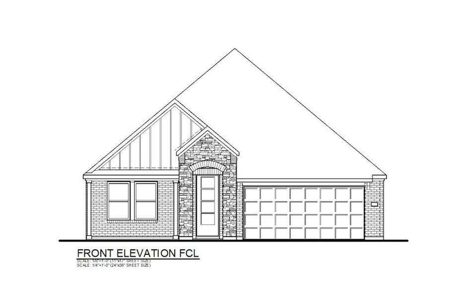 French Country L Elevation