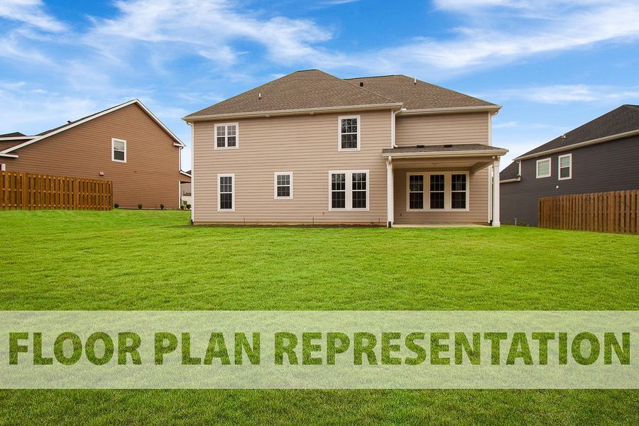 Front exterior of a new home in Windsor, North Augusta, SC, highlighting curb appeal (Image 8).