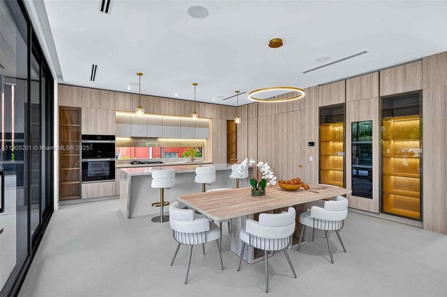 Furnished interior view inside a new home in , Miami Beach (Image 12). Furnished interior view inside a new home in , Miami Beach (Image 12).