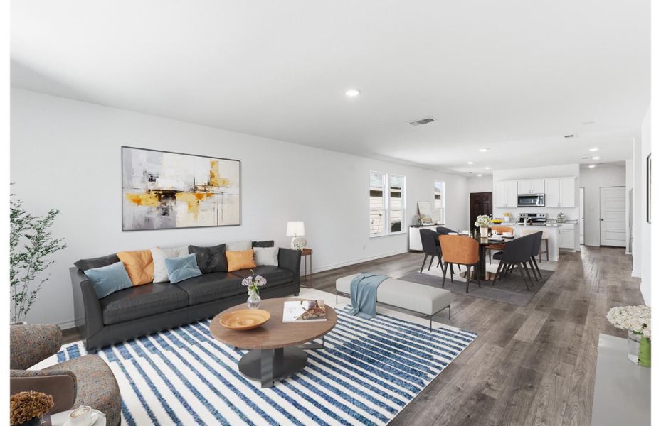 Representative furnished interior of a home built from the Chatfield by Centex in Dove Song, Marion (Image 11).