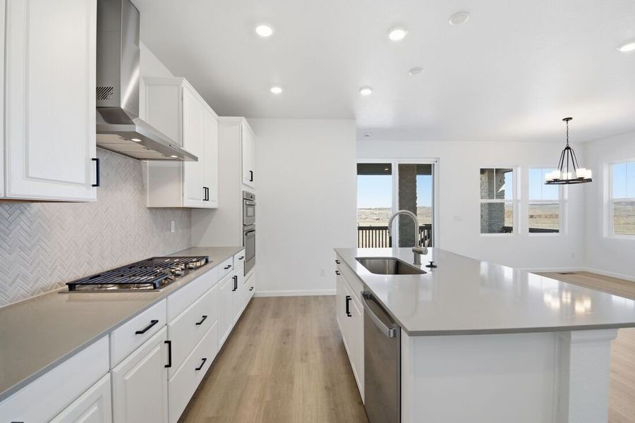 Furnished interior view inside a new home in Sterling Ranch Ascent Village, Littleton (Image 4).