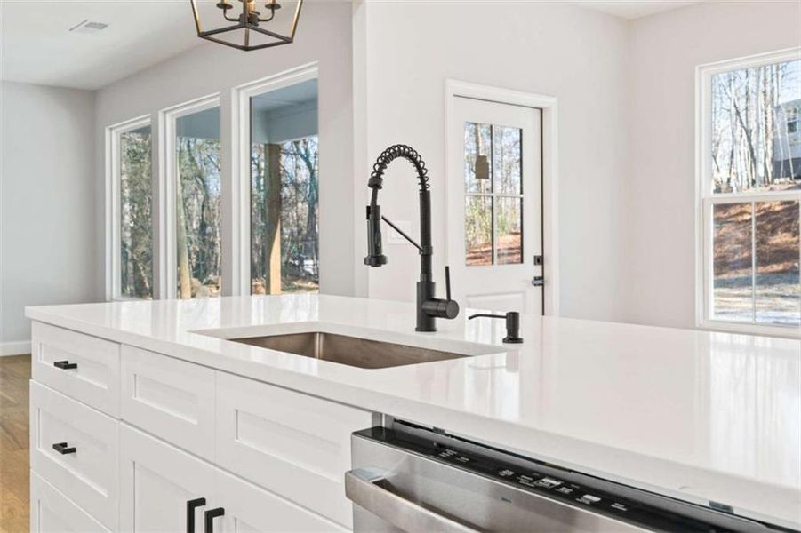 Close-up of interior finishes inside a home in , Gainesville (Image 20).