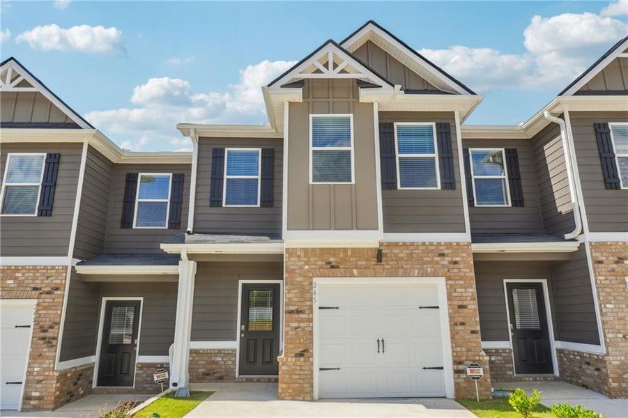 Front exterior of a new home in Azalea Hills, Temple, GA, highlighting curb appeal (Image 20).
