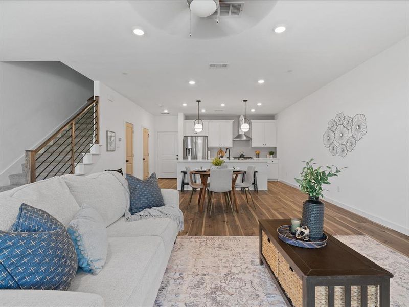 Furnished interior view inside a new home in , Prosper (Image 6).