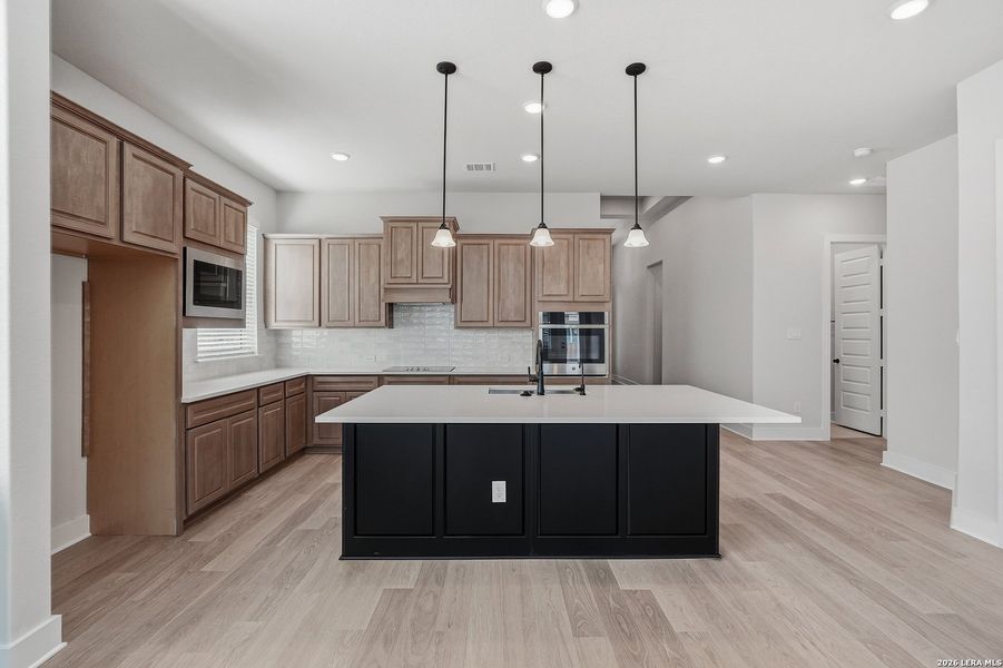 Furnished interior view inside a new home in Alsatian Oaks, Castroville (Image 15).