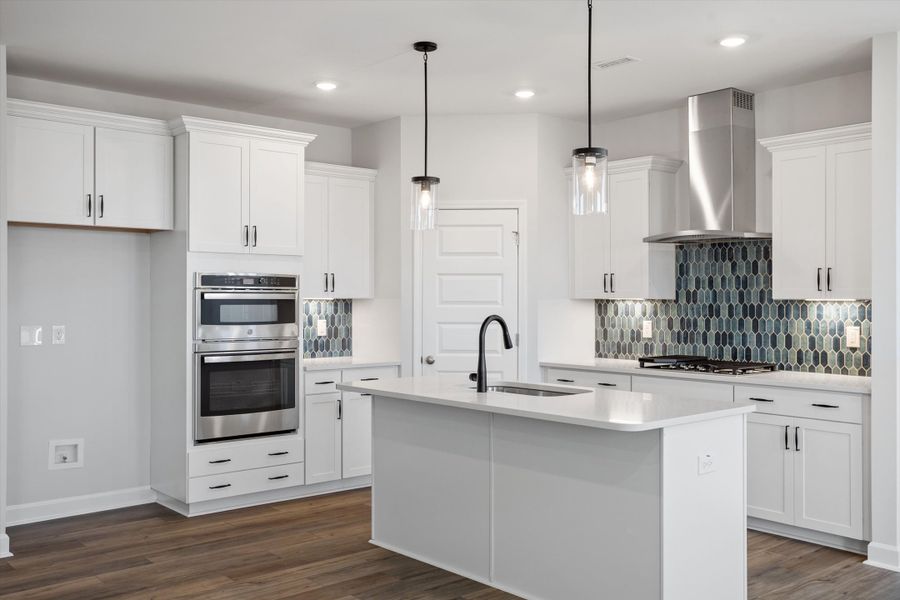 Furnished interior view inside a new home in Ovation at Sweetbrier, Durham (Image 9).