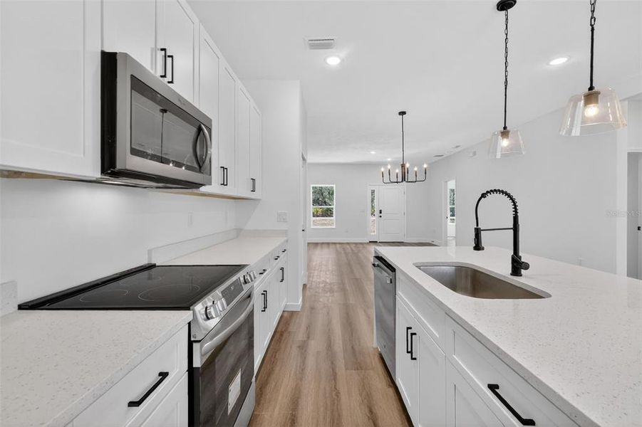 Furnished interior view inside a new home in , Ocklawaha (Image 9). Furnished interior view inside a new home in , Ocklawaha (Image 9).