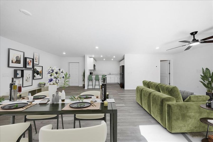 Furnished interior view inside a new home in , North Port (Image 4). Furnished interior view inside a new home in , North Port (Image 4).