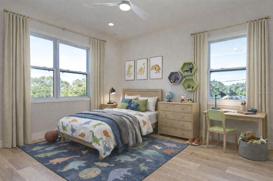 Furnished interior view inside a new home in , Tampa (Image 54).