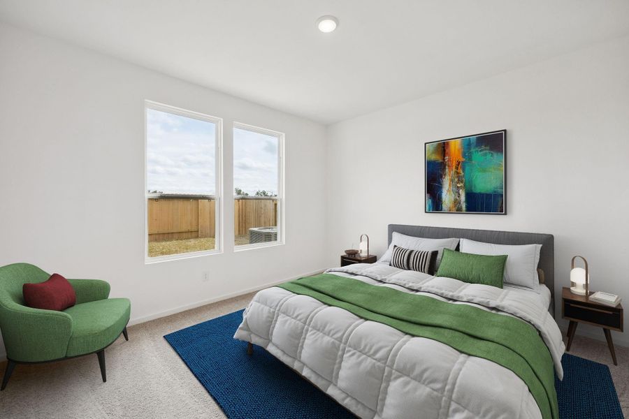 Furnished interior view inside a new home in Montgomery Bend, Montgomery (Image 13). Furnished interior view inside a new home in Montgomery Bend, Montgomery (Image 13).