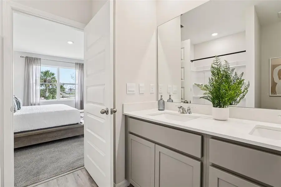 Furnished interior view inside a new home in , Winter Haven (Image 6). Furnished interior view inside a new home in , Winter Haven (Image 6).