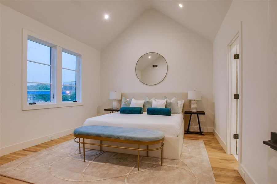 Furnished interior view inside a new home in , Dallas (Image 29).