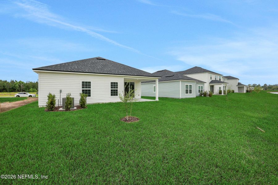 Exterior details and patio area of a home in Amberly, Green Cove Springs (Image 22). Exterior details and patio area of a home in Amberly, Green Cove Springs (Image 22).