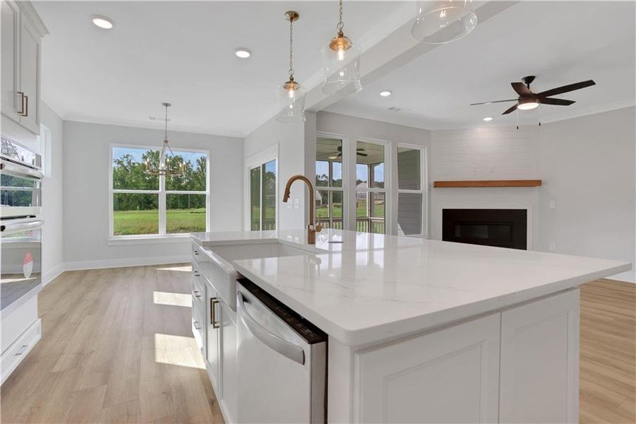 Furnished interior view inside a new home in Twin Lakes, Hoschton (Image 7).