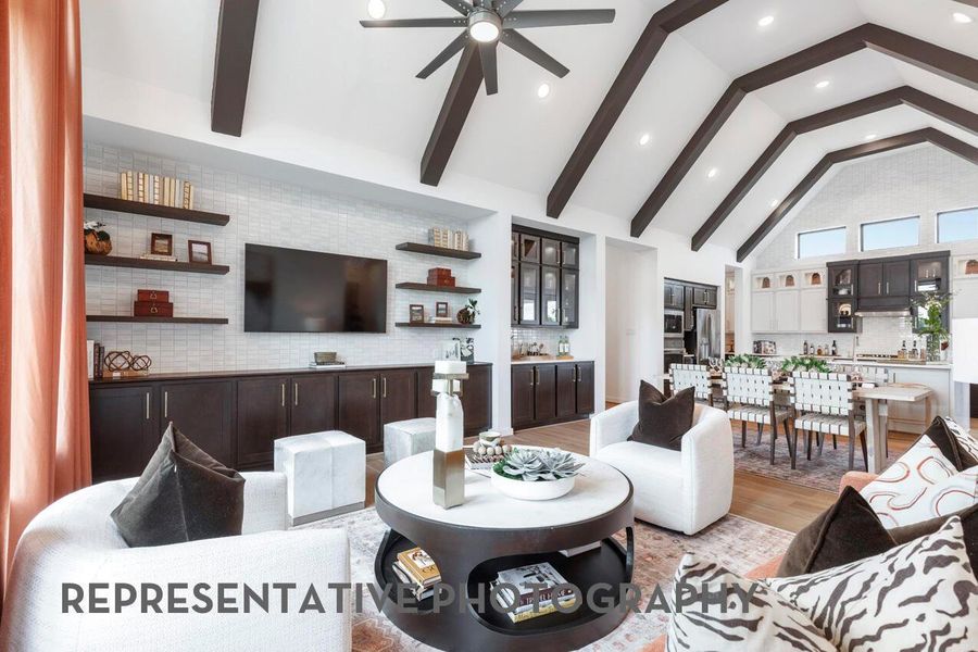 Furnished interior view inside a new home in Easton Park, Austin (Image 13).