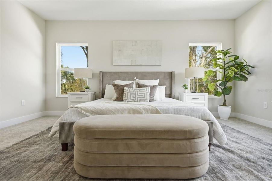 Furnished interior view inside a new home in , Tampa (Image 35).