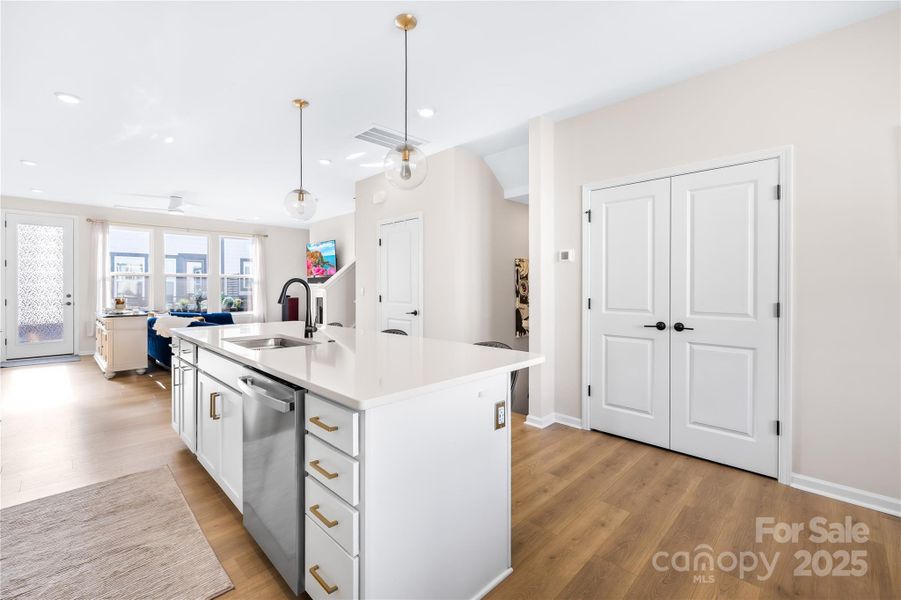 Furnished interior view inside a new home in Parkside Commons, Davidson (Image 24). Furnished interior view inside a new home in Parkside Commons, Davidson (Image 24).