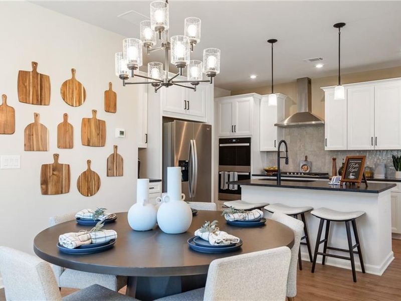 Furnished interior view inside a new home in The Village at Shallowford, Kennesaw (Image 36). Furnished interior view inside a new home in The Village at Shallowford, Kennesaw (Image 36).