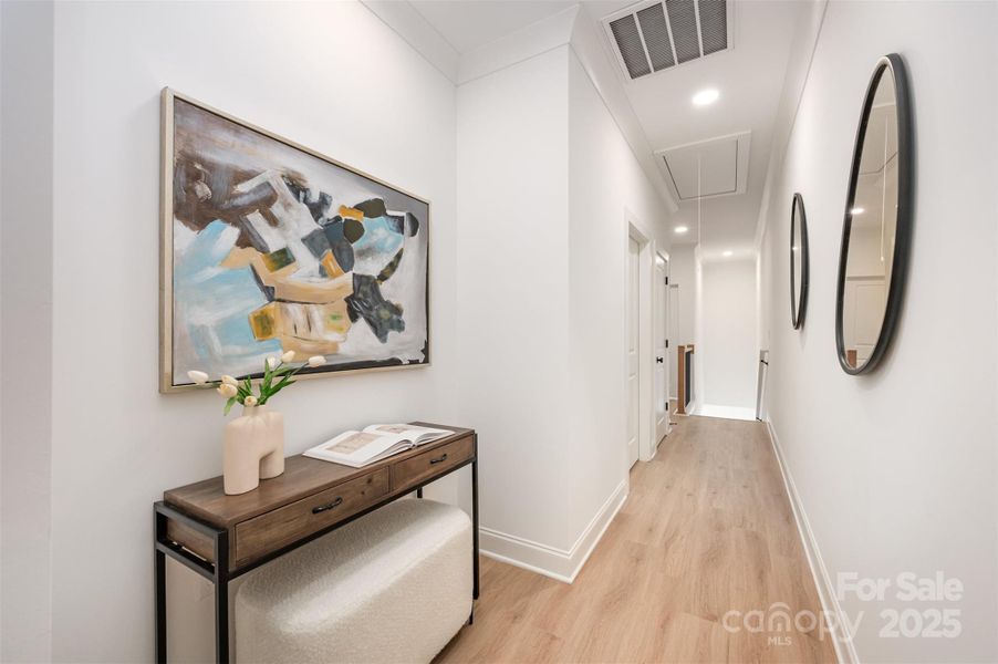 Furnished interior view inside a new home in , Charlotte (Image 14).