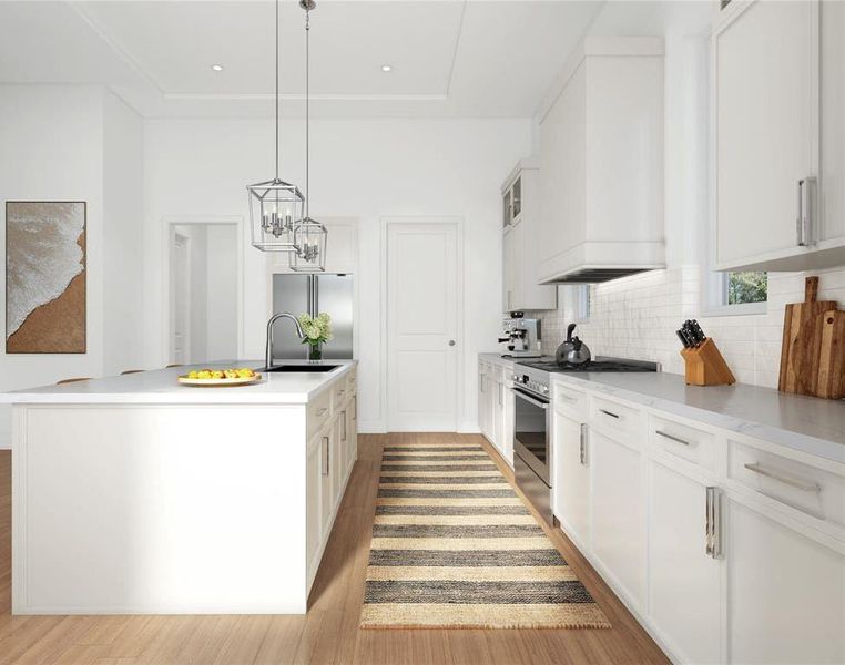 Furnished interior view inside a new home in , Houston (Image 3).