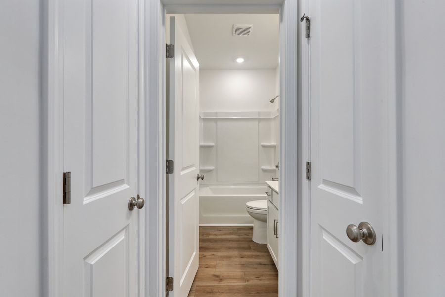 Spacious, unfurnished interior of a new home in Jordan Grove, Conway (Image 27). Spacious, unfurnished interior of a new home in Jordan Grove, Conway (Image 27).