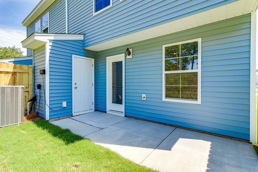 Exterior details and patio area of a home in Padgett Commons, Hopkins (Image 3). Exterior details and patio area of a home in Padgett Commons, Hopkins (Image 3).