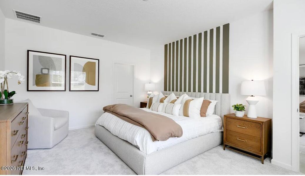 Furnished interior view inside a new home in Granary Park, Green Cove Springs (Image 7).