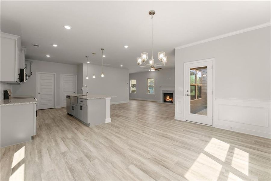 Spacious, unfurnished interior of a new home in Magnolia Villas, Cornelia (Image 21).