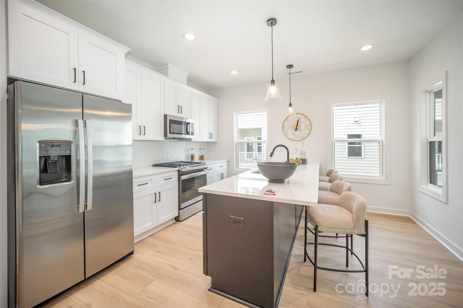 Furnished interior view inside a new home in , Charlotte (Image 3).